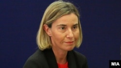 Високата претставничка на Европската унија за надворешна политика и безбедност Федерика Могерини, Скопје, 02.03.2017. 