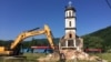 Removal of the church built on the Fata Orlovic`s property, started in the morning June 5. 2021. Fata Orlovic. returnee to Konjevic Polje, more than a decade is on trial with the representatives of the Orthodox Church because they illegally built a church