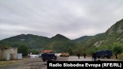 Prizor sa graničnog prelaza Jarinje, Kosovo (22. septembar 2021.)