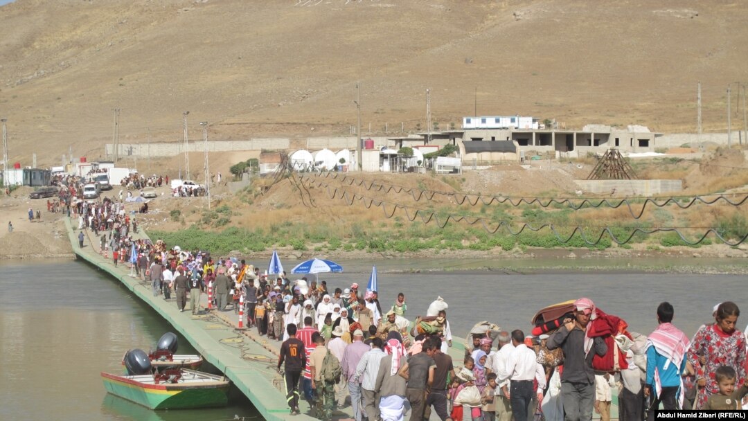 پناهجویان در اربیل، کردستان عراق