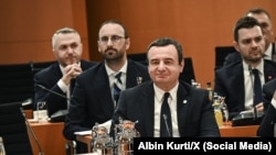 Kryeministri i Kosovës, Albin Kurti, në samitin e Procesit të Berlinit, 14 tetor 2024.