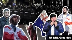 ფოტოკოლაჟი: 4 ოქტომბრის საქმეზე ათობით პირია დაკავებული