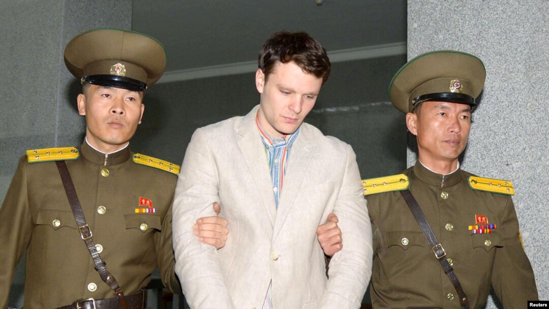 Otto Warmbier na dan puštanja iz zatočeništva
