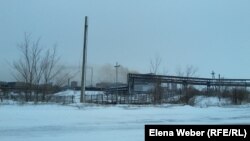 Трубы металлургического комбината компании «АрселорМиттал Темиртау». Карагандинская область, 10 января 2018 года.