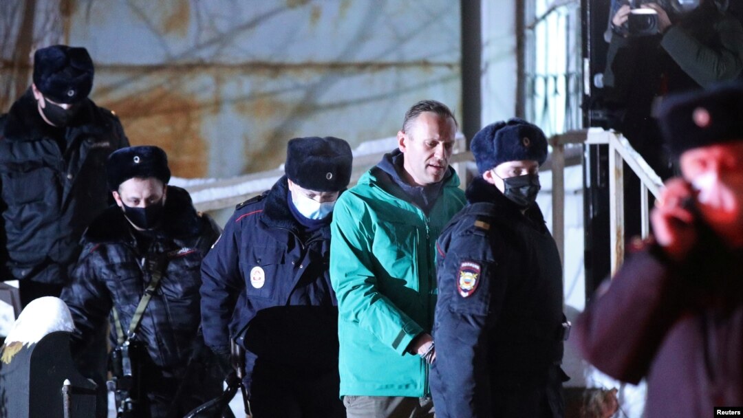 Арест Алексея Навального, 18 января 2021 года 