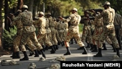 Trajnimet ushtarake, Teheran