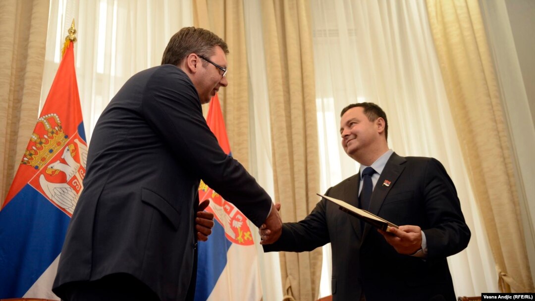 Aleksandar Vučić i Ivica Dačić