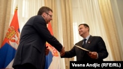 Aleksandar Vučić i Ivica Dačić