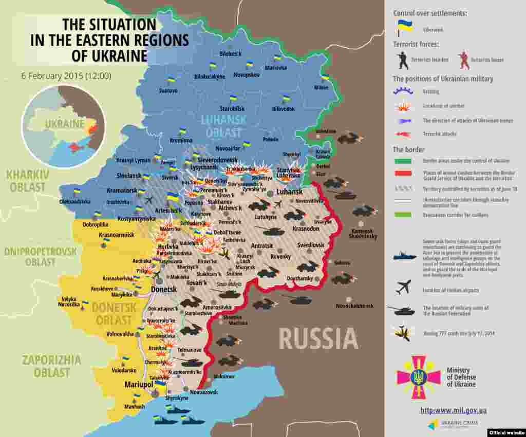 Мапа англійською мовою