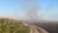 Câmp agricol arzând la Talmaza, Ștefan Vodă, după explozia unei drone, 19 august 2026