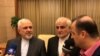 IRAN - Iranian foreign minister Mohammad Javad Zarif in Beijing airport speaking with reporters. May 17, 2019