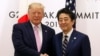 Trump, Abe Discuss Iran In Phone Call Following Rohani's Visit To Japan