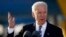 U.S. Vice President Joe Biden speaks after arriving at Larnaca airport in Cyprus on May 21.