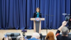 Președinta Maia Sandu susține un discurs la Universitatea de Stat din Comrat, 11 februarie 2026