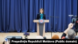 Președinta Maia Sandu susține un discurs la Universitatea de Stat din Comrat, 11 februarie 2026