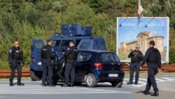Pjesëtarë të Policisë së Kosovës në fshatin Banjskë. Fotografi nga arkivi.
