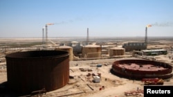 The Al-Shuaiba oil refinery in southwest Basra, Iraq