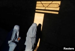 Femei afganze în provincia afgana Herat, octombrie 2018.