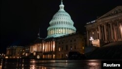 Clădirea Capitolinului - sediul Congresului SUA - în a 40-cea zi a blocajului bugetar care a forțat închiderea parțială a guvernului federal 