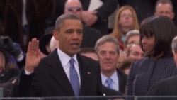 Obama Takes Ceremonial Oath Of Office 