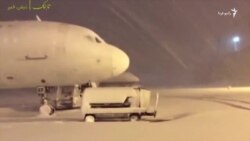 برف در تهران پروازها را لغو کرد