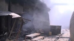 خرابی به‌جا مانده از تهاجم طالبان به غزنی