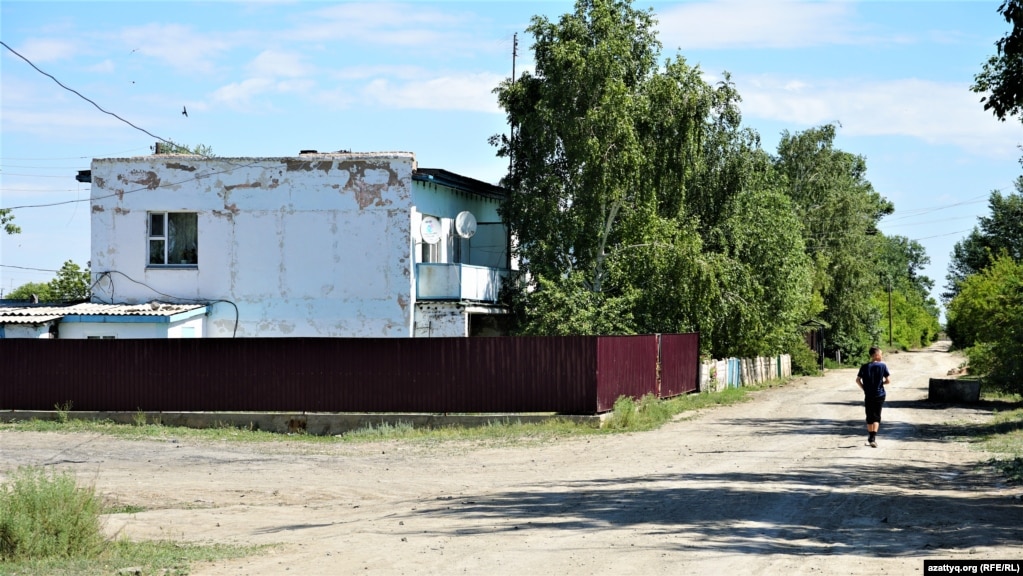 Виды села Оразак. Акмолинская область, 11 июня 2021 года