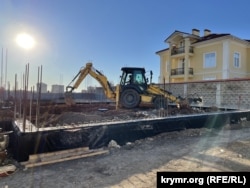 Карьерный переулок в Симферополе, Крым, 12 ноября 2021 года