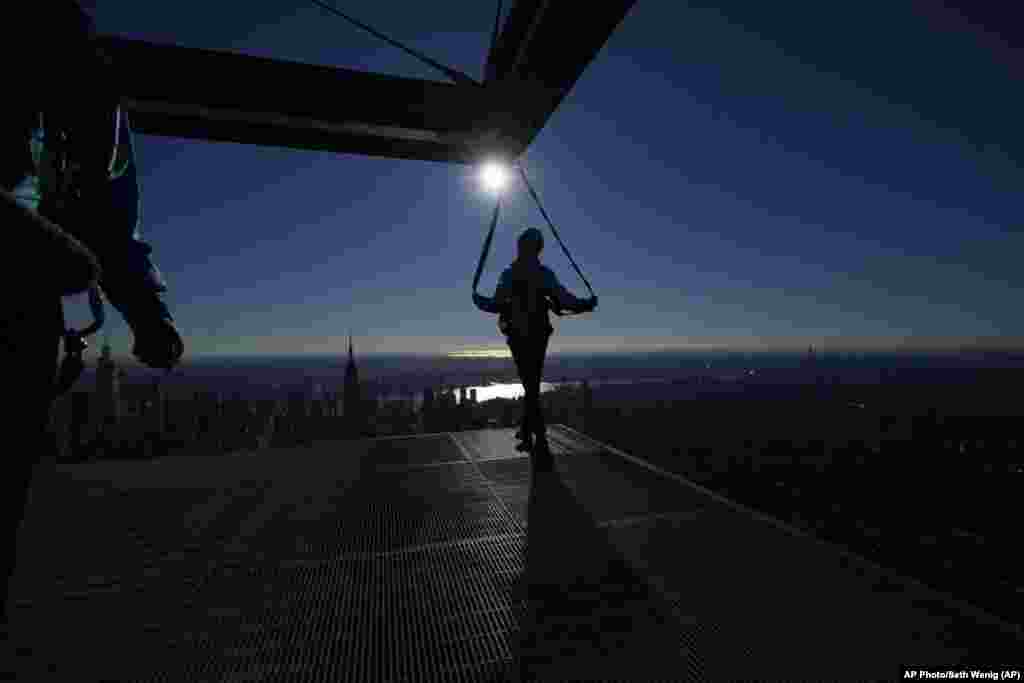 USA -- City Climb, a new attraction at 30 Hudson Yards in New York