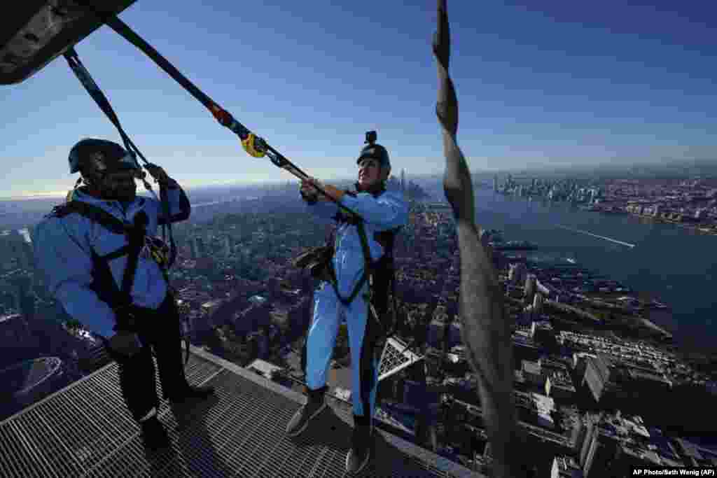 USA -- City Climb, a new attraction at 30 Hudson Yards in New York