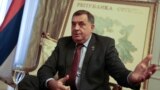Milorad Dodik, Serb member of the Presidency of Bosnia and Herzegovina, speaks during an interview in his office in Banja Luka, Bosnia and Herzegovina November 11, 2021. 