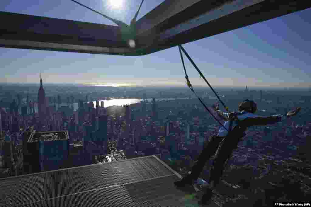USA -- City Climb, a new attraction at 30 Hudson Yards in New York