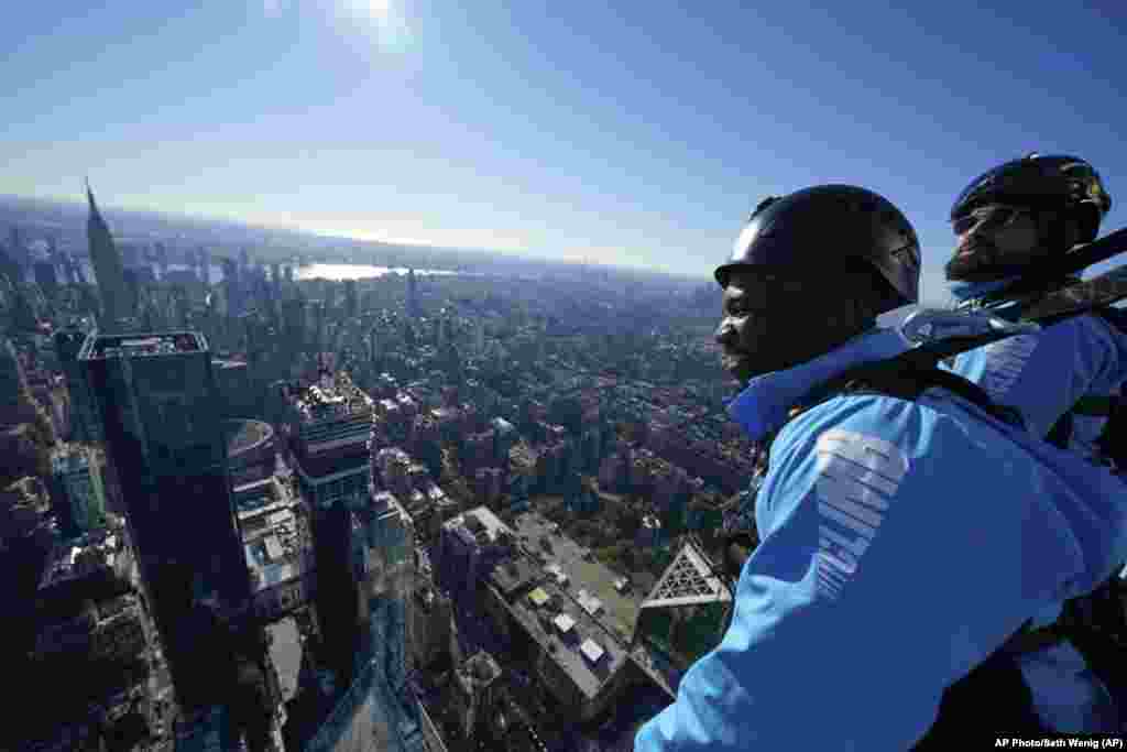 USA -- City Climb, a new attraction at 30 Hudson Yards in New York