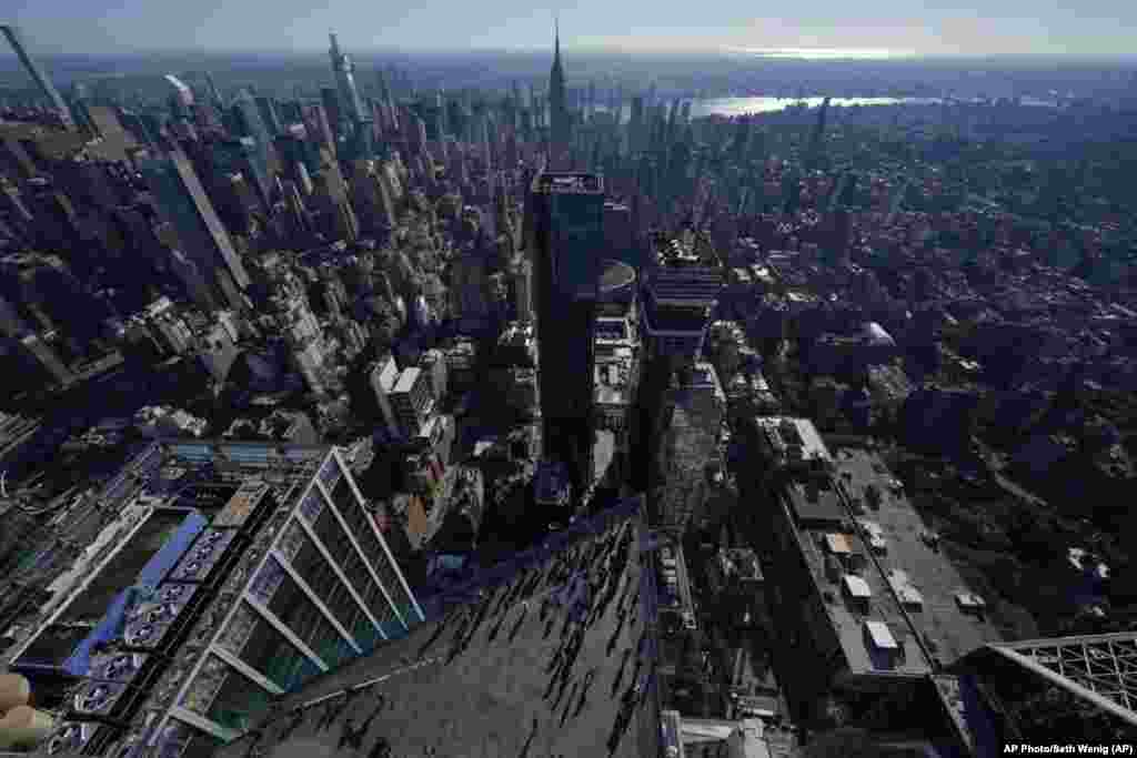 USA -- City Climb, a new attraction at 30 Hudson Yards in New York