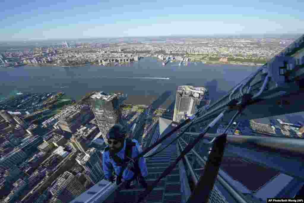 USA -- City Climb, a new attraction at 30 Hudson Yards in New York