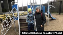 Татьяна Михайлова с сыном