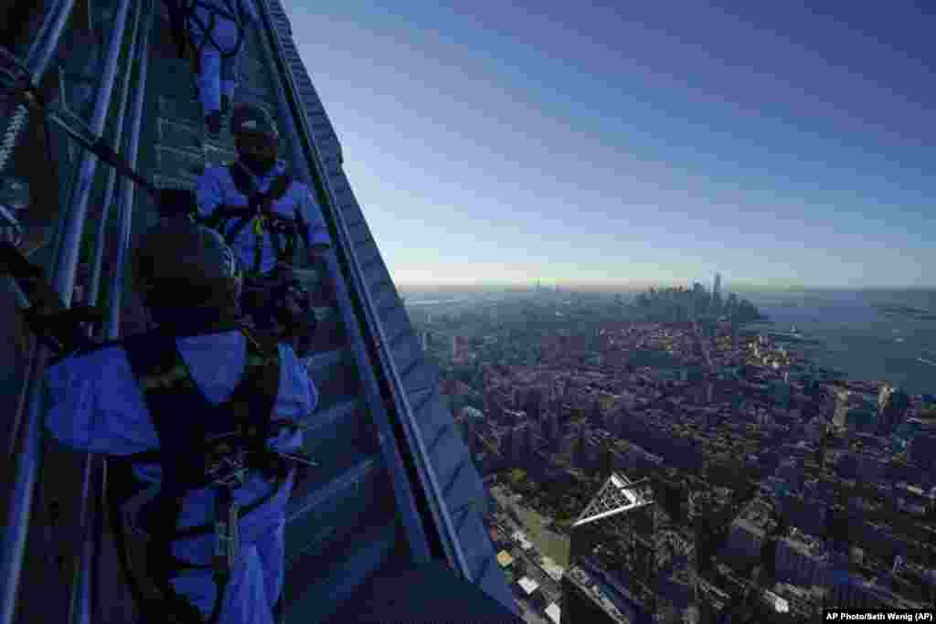 USA -- City Climb, a new attraction at 30 Hudson Yards in New York