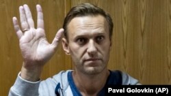 Алексей Навальный, ресейлік оппозиционер. Мәскеу, 27 тамыз 2018 жыл.