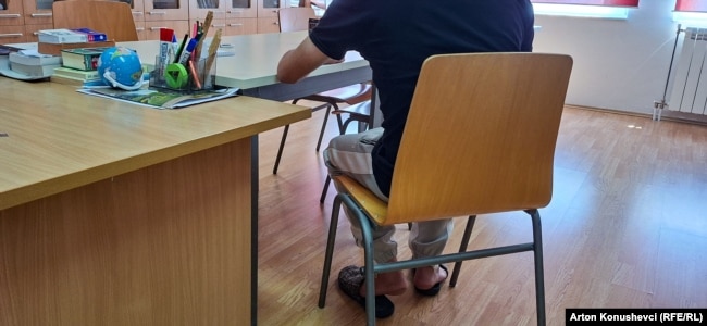 Husam Nmvawi, në Qendrën në Magurë të Lipjanit.