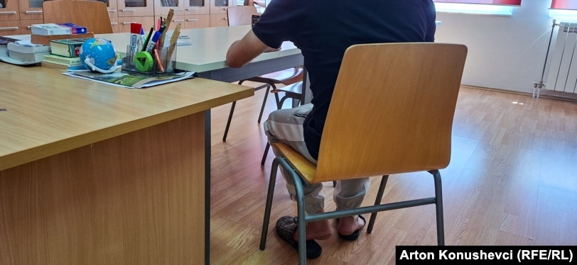 Husam Nmvawi, në Qendrën në Magurë të Lipjanit.
