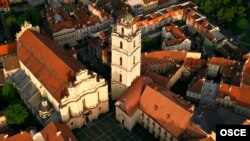 Віленскі ўнівэрсытэт з вышыні птушынага палёту