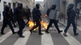 Ninth day of national strike and protest in France against the pension reform