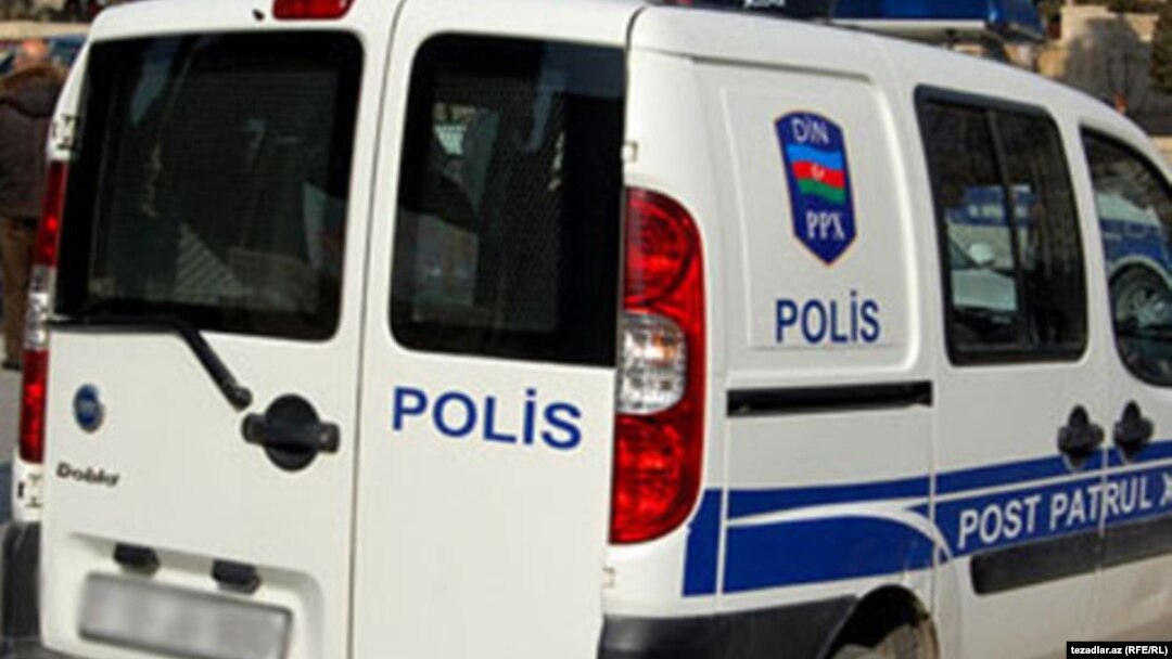 Azerbaijan -- police car Baku