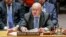 Speaking at a UN Security Council session on January 23, Vasily Nebenzya said the United States had "hastily accused" the Syrian government of using chemical weapons. (file photo)