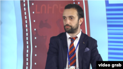 Armenia - Daniel Ioannisian is interviewed by RFE/RL. June 20, 2021.
