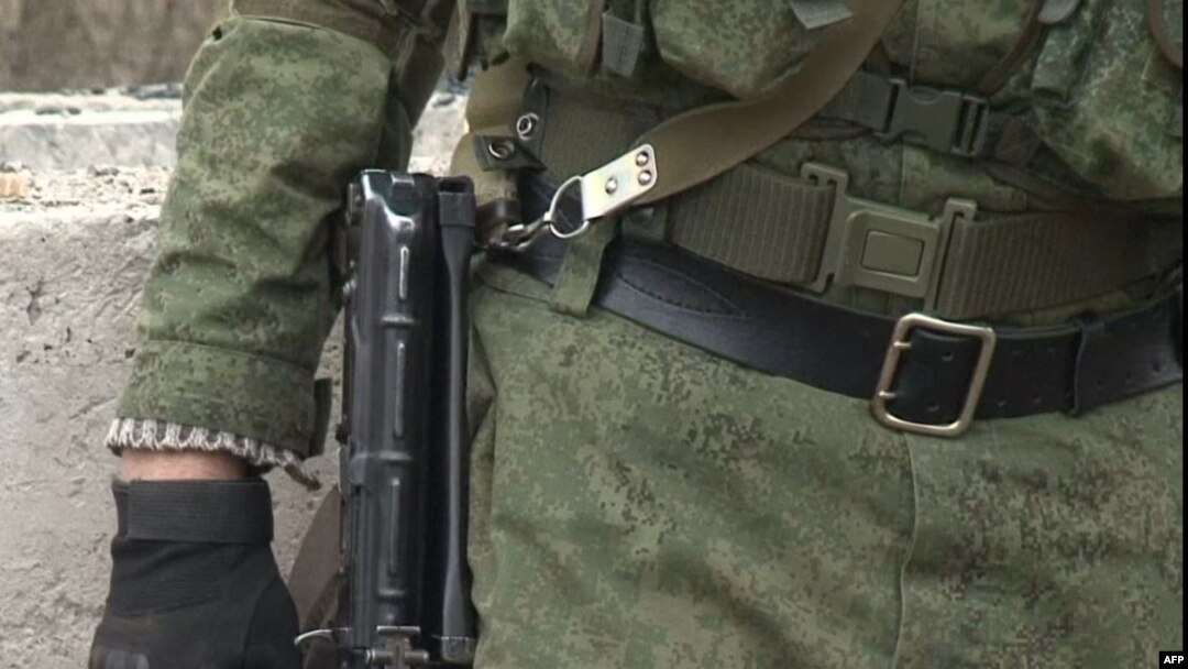 The Lithuanian parliament's resolution says that Wagner troops have been committing "numerous crimes" since the beginning of the war in Ukraine. (file photo)