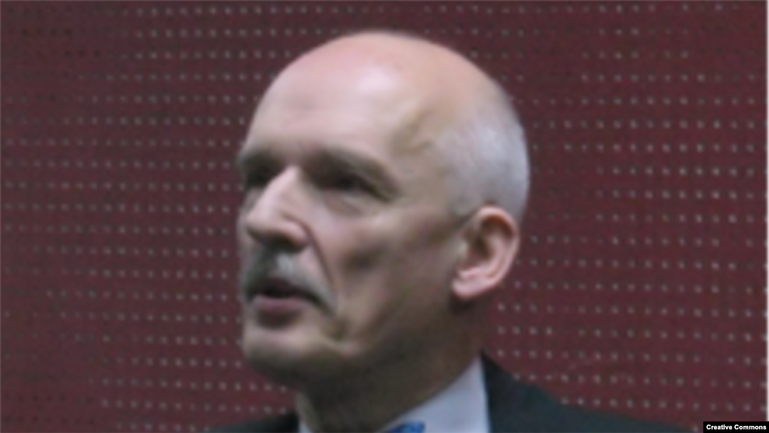 Poljski poslanik u EP Janusz Korwin-Mikke.