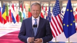Tusk 'Not Sure' He Has Same View As Trump On Russia