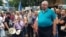 Serbia - Vojislav Seselj leader of Serbian Radical Party arrives at the protest against festival of Kosovo culture Miredita good day in Belgrade. 30. May 2018.