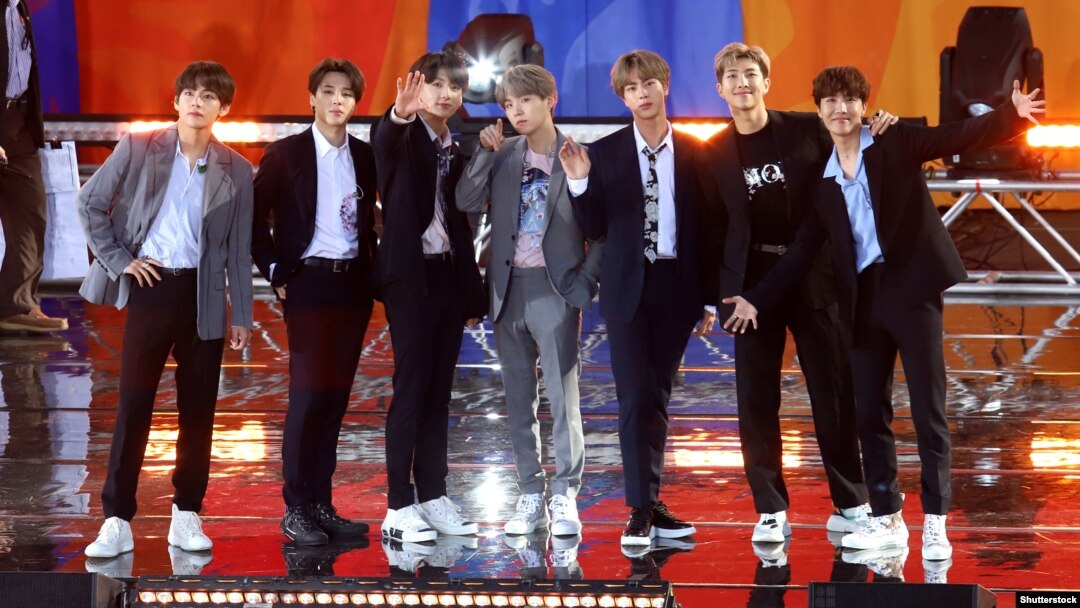 Південнокорейський гурт BTS, заснований у 2013 році